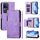 Per vivo V30 5G / V30 Pro Global Multi-Card Slots Zipper Wallet Custodia per telefono in pelle (viola) Per vivo V30 5G / V30 Pro Global Multi-Card Slots Zipper Wallet Custodia per telefono in pelle (viola)