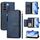 Per vivo V27 5G / V27 Pro 5G Global Multi-Card Slots Zipper Wallet Custodia per telefono in pelle (blu) Per vivo V27 5G / V27 Pro 5G Global Multi-Card Slots Zipper Wallet Custodia per telefono in pelle (blu)