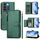 Per vivo V27e 4G / T2 4G Global Multi-Card Slots Zipper Wallet Custodia in pelle per telefono (verde) Per vivo V27e 4G / T2 4G Global Multi-Card Slots Zipper Wallet Custodia in pelle per telefono (verde)