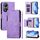Per vivo Y100 5G Global Multi-Card Slots Zipper Wallet Custodia in pelle per telefono (viola) Per vivo Y100 5G Global Multi-Card Slots Zipper Wallet Custodia in pelle per telefono (viola)