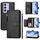 Per vivo Y100 IDN / T3 5G IDN Custodia per telefono in pelle con cerniera e slot multi-scheda (nero)
