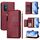 Per Honor 50 SE Multi-Card Slots Zipper Wallet Custodia in pelle per telefono (rosso scuro) Per Honor 50 SE Multi-Card Slots Zipper Wallet Custodia in pelle per telefono (rosso scuro)