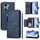 Per Honor 60 Multi-Card Slots Zipper Wallet Custodia in pelle per telefono (blu) Per Honor 60 Multi-Card Slots Zipper Wallet Custodia in pelle per telefono (blu)