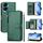Per Honor 90 Lite / X50i Multi-Card Slots Zipper Wallet Custodia in pelle per telefono (verde) Per Honor 90 Lite / X50i Multi-Card Slots Zipper Wallet Custodia in pelle per telefono (verde)