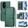 Per Honor 200 Multi-Card Slots Zipper Wallet Custodia in pelle per telefono (verde) Per Honor 200 Multi-Card Slots Zipper Wallet Custodia in pelle per telefono (verde)