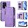 Per Honor 200 Lite Global Multi-Card Slots Zipper Wallet Custodia in pelle per telefono (viola) Per Honor 200 Lite Global Multi-Card Slots Zipper Wallet Custodia in pelle per telefono (viola)