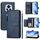 Per Honor Magic6 5G Global Multi-Card Slots Portafoglio con cerniera Custodia in pelle per telefono (blu)