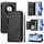 Per Honor X9b / Magic6 Lite 5G Global Multi-Card Slots Zipper Wallet Custodia per telefono in pelle (nero)