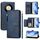 Per Honor X9b / Magic6 Lite 5G Global Multi-Card Slots Zipper Wallet Custodia per telefono in pelle (blu)