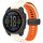 Per Garmin Fenix 8 AMOLED 51mm Cinturino magnetico in silicone bicolore (Starlight+arancione) Per Garmin Fenix 8 AMOLED 51mm Cinturino magnetico in silicone bicolore (Starlight+arancione)