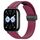 Per Redmi Watch 5 Active Cinturino in silicone con fibbia magnetica pieghevole (rosso vino) Per Redmi Watch 5 Active Cinturino in silicone con fibbia magnetica pieghevole (rosso vino)