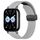 Per Redmi Watch 5 Active Cinturino in silicone con fibbia magnetica pieghevole (grigio chiaro) Per Redmi Watch 5 Active Cinturino in silicone con fibbia magnetica pieghevole (grigio chiaro)