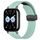 Per Redmi Watch 5 Active Cinturino in silicone con fibbia magnetica pieghevole (verde acqua) Per Redmi Watch 5 Active Cinturino in silicone con fibbia magnetica pieghevole (verde acqua)
