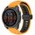 Per Garmin Fenix 8 AMOLED 43mm cinturino magnetico in silicone bicolore (arancione+nero) Per Garmin Fenix 8 AMOLED 43mm cinturino magnetico in silicone bicolore (arancione+nero)