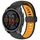 Per Garmin Fenix 8 AMOLED 43mm cinturino magnetico in silicone bicolore (nero+arancione) Per Garmin Fenix 8 AMOLED 43mm cinturino magnetico in silicone bicolore (nero+arancione)