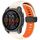 Per Garmin Fenix 8 AMOLED 43mm Cinturino magnetico in silicone bicolore (trasparente+arancione) Per Garmin Fenix 8 AMOLED 43mm Cinturino magnetico in silicone bicolore (trasparente+arancione)