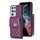 Per Samsung Galaxy S21 Ultra 5G Portafoglio con fibbia in metallo verticale Custodia in pelle romboidale (viola scuro) Per Samsung Galaxy S21 Ultra 5G Portafoglio con fibbia in metallo verticale Custodia in pelle romboidale (viola scuro)