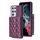 Per Samsung Galaxy S21 Ultra 5G Custodia a portafoglio orizzontale in pelle rombica (viola scuro) Per Samsung Galaxy S21 Ultra 5G Custodia a portafoglio orizzontale in pelle rombica (viola scuro)