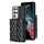 Per Samsung Galaxy S21 Ultra 5G Portafoglio orizzontale Custodia in pelle rombica (nero) Per Samsung Galaxy S21 Ultra 5G Portafoglio orizzontale Custodia in pelle rombica (nero)