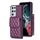 Per Samsung Galaxy S21 Ultra 5G Custodia a portafoglio verticale in pelle rombica (viola scuro) Per Samsung Galaxy S21 Ultra 5G Custodia a portafoglio verticale in pelle rombica (viola scuro)