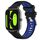 Per Xiaomi Haylou RT2 LS10 22mm Cinturino sportivo in silicone con fibbia in acciaio bicolore (nero + blu) Per Xiaomi Haylou RT2 LS10 22mm Cinturino sportivo in silicone con fibbia in acciaio bicolore (nero + blu)