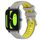 Per Xiaomi Haylou RT2 LS10 22mm Cinturino sportivo in silicone con fibbia in acciaio bicolore (grigio + giallo) Per Xiaomi Haylou RT2 LS10 22mm Cinturino sportivo in silicone con fibbia in acciaio bicolore (grigio + giallo)