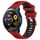 Per Xiaomi Haylou RS4 LS12 22mm Cinturino sportivo in silicone con fibbia in acciaio bicolore (rosso + nero) Per Xiaomi Haylou RS4 LS12 22mm Cinturino sportivo in silicone con fibbia in acciaio bicolore (rosso + nero)