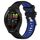 Per Garmin Forerunner 265 22mm Cinturino sportivo in silicone con fibbia in acciaio bicolore (nero + blu) Per Garmin Forerunner 265 22mm Cinturino sportivo in silicone con fibbia in acciaio bicolore (nero + blu)