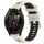 Per Garmin Forerunner 265 22mm Cinturino sportivo in silicone con fibbia in acciaio bicolore (Starlight + nero) Per Garmin Forerunner 265 22mm Cinturino sportivo in silicone con fibbia in acciaio bicolore (Starlight + nero)