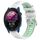 Per Garmin Forerunner 255 22mm Cinturino sportivo in silicone con fibbia in acciaio bicolore (bianco + verde acqua) Per Garmin Forerunner 255 22mm Cinturino sportivo in silicone con fibbia in acciaio bicolore (bianco + verde acqua)