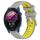 Per Garmin Forerunner 255 22mm Cinturino sportivo in silicone con fibbia in acciaio bicolore (grigio + giallo) Per Garmin Forerunner 255 22mm Cinturino sportivo in silicone con fibbia in acciaio bicolore (grigio + giallo)
