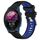 Per Garmin Forerunner 255 Music 22mm Cinturino sportivo in silicone con fibbia in acciaio bicolore (nero + blu) Per Garmin Forerunner 255 Music 22mm Cinturino sportivo in silicone con fibbia in acciaio bicolore (nero + blu)