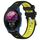 Per Garmin Forerunner 255 Music 22mm Cinturino sportivo in silicone con fibbia in acciaio bicolore (nero + verde lime) Per Garmin Forerunner 255 Music 22mm Cinturino sportivo in silicone con fibbia in acciaio bicolore (nero + verde lime)