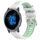 Per Garmin Venu 2 22mm cinturino sportivo in silicone con fibbia in acciaio bicolore (bianco + verde acqua) Per Garmin Venu 2 22mm cinturino sportivo in silicone con fibbia in acciaio bicolore (bianco + verde acqua)
