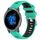 Per cinturino sportivo in silicone con fibbia in acciaio bicolore da 22 mm Garmin Venu 2 (blu lago + nero) Per cinturino sportivo in silicone con fibbia in acciaio bicolore da 22 mm Garmin Venu 2 (blu lago + nero)