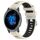 Per Garmin Venu 2 22mm cinturino sportivo in silicone con fibbia in acciaio bicolore (Starlight + nero)