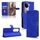 Per vivo V40e 5G India / iQOO Z9s 5G Custodia in pelle magnetica con chiusura magnetica (blu)