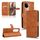 Per vivo V40e 5G India / iQOO Z9s 5G Custodia in pelle magnetica con effetto pelle (marrone) Per vivo V40e 5G India / iQOO Z9s 5G Custodia in pelle magnetica con effetto pelle (marrone)