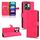Per Infinix Hot 50i / Smart 9 Custodia in pelle magnetica con chiusura magnetica (rosso rosa) Per Infinix Hot 50i / Smart 9 Custodia in pelle magnetica con chiusura magnetica (rosso rosa)