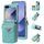 Per Samsung Galaxy Z Flip6 POLA Multi-Card Slots Zipper Wallet Custodia per telefono (blu) Per Samsung Galaxy Z Flip6 POLA Multi-Card Slots Zipper Wallet Custodia per telefono (blu)