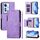 For OPPO Reno11 F 5G Global Multi-Card Slots Zipper Wallet Leather Phone Case(Purple) For OPPO Reno11 F 5G Global Multi-Card Slots Zipper Wallet Leather Phone Case(Purple)