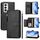 For OPPO Reno12 5G Global Multi-Card Slots Zipper Wallet Leather Phone Case(Black) For OPPO Reno12 5G Global Multi-Card Slots Zipper Wallet Leather Phone Case(Black)