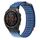 Per cinturino da orologio con chiusura a strappo in nylon stile sportivo Garmin da 22 mm a doppia sezione (blu) Per cinturino da orologio con chiusura a strappo in nylon stile sportivo Garmin da 22 mm a doppia sezione (blu)