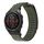 Per cinturino da orologio con chiusura a strappo in nylon stile sportivo Garmin da 22 mm a doppia sezione (verde) Per cinturino da orologio con chiusura a strappo in nylon stile sportivo Garmin da 22 mm a doppia sezione (verde)