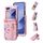 For Samsung Galaxy Z Flip6 POLA Rose Pattern Multi-Card Slots Zipper Wallet Phone Case(Pink) For Samsung Galaxy Z Flip6 POLA Rose Pattern Multi-Card Slots Zipper Wallet Phone Case(Pink)
