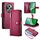 Per OPPO Reno12 F 4G / 5G / F27 India Portafoglio con cerniera e nove slot per carte Custodia in pelle per telefono (rosso) Per OPPO Reno12 F 4G / 5G / F27 India Portafoglio con cerniera e nove slot per carte Custodia in pelle per telefono (rosso)