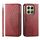 Per Xiaomi 14T Custodia per telefono in pelle magnetica con texture di vitello a griglia cubica (rosso) Per Xiaomi 14T Custodia per telefono in pelle magnetica con texture di vitello a griglia cubica (rosso)