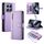 Per Xiaomi 14T Pro Nine Card-slot Zipper Wallet Bag Custodia in pelle per telefono (viola) Per Xiaomi 14T Pro Nine Card-slot Zipper Wallet Bag Custodia in pelle per telefono (viola)