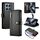Per Xiaomi 14T Pro Nine Card-slot Zipper Wallet Bag Custodia in pelle per telefono (nero) Per Xiaomi 14T Pro Nine Card-slot Zipper Wallet Bag Custodia in pelle per telefono (nero)