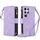 Per Samsung Galaxy S24 Ultra Dream 9-Card Zipper Wallet RFID Custodia in pelle per telefono con cordino (viola)